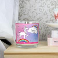 Personalised Unicorn Scented Jar Candle Extra Image 2 Preview